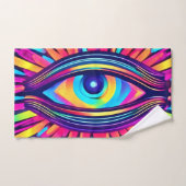 Neon Eye van de kosmos Bad Handdoek (Handdoek)