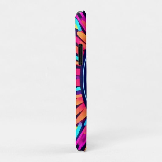 Neon Eye van de kosmos Case-Mate iPhone Case (Achterkant/rechts)