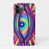 Neon Eye van de kosmos Case-Mate iPhone Case (Achterkant)