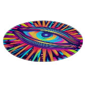 Neon Eye van de kosmos Snijplank (Hoek)