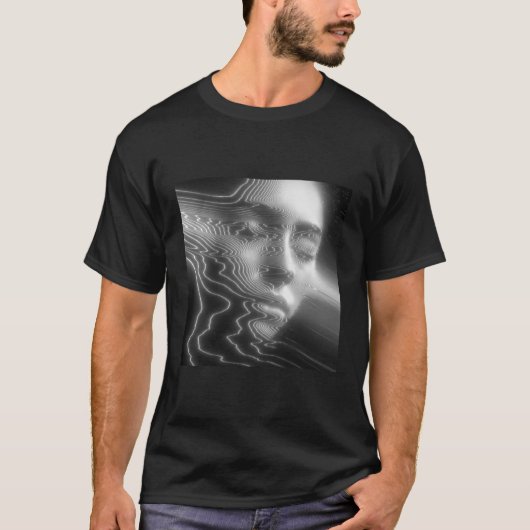 Neon Face Cosmos T-shirt (Voorkant)
