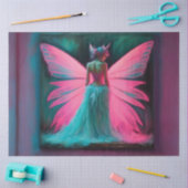 Neon Fairy Glow | Elektrische Fantasy Art Decoupag Tissuepapier (Craft)