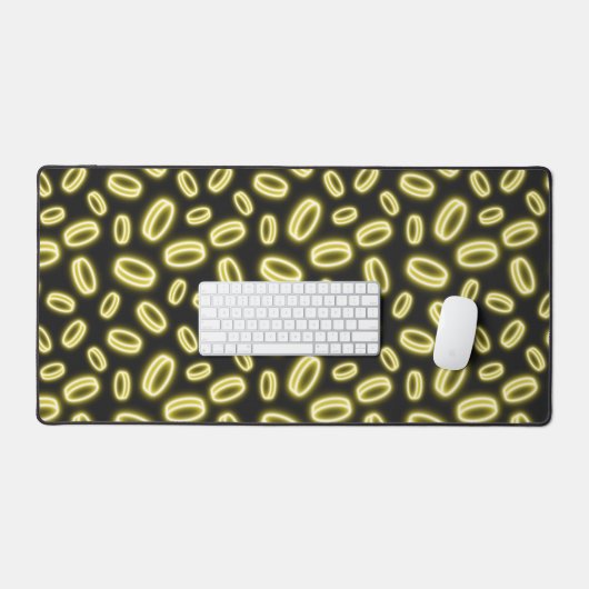 Neon Falling Gold Bureaumat (Keyboard & Muis)