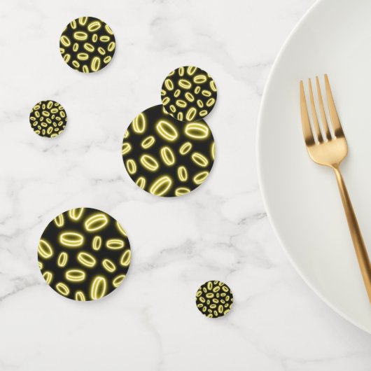 Neon Falling Gold Confetti (Groep)