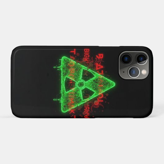 Neon Fallout Case-Mate iPhone Case (Achterkant (horizontaal))