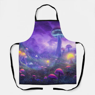 Neon Fantasie Paddenstoelen Schort