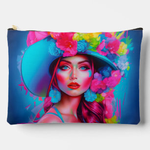 Neon Fantasy Floral Portret Etui