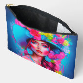 Neon Fantasy Floral Portret Etui (Open)