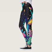 Neon Fantasy Forest Night Glow Design Leggings (Links)