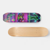 Neon fantasy skateboard (Horizontaal)