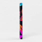 Neon Feather Pattern Vibrant Art Case-Mate iPhone Case (Achterkant/rechts)