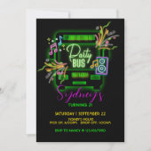 Neon Feest, Feestbus, Alle leeftijden, Glow Feest, Kaart (Voorkant)