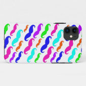Neon felkleurige snor 5 hoesje (Achterkant (horizontaal))