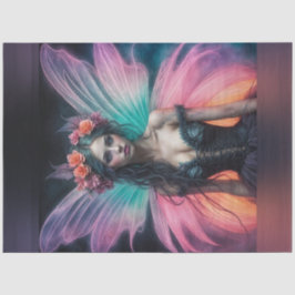 Neon Festival Summer Fairy Decoupage Papier