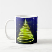 Neon Festive Trees Mug Koffiemok (Links)