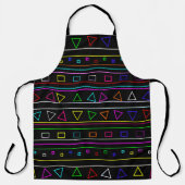 Neon Fiesta Allover Print Schort (Voorkant)