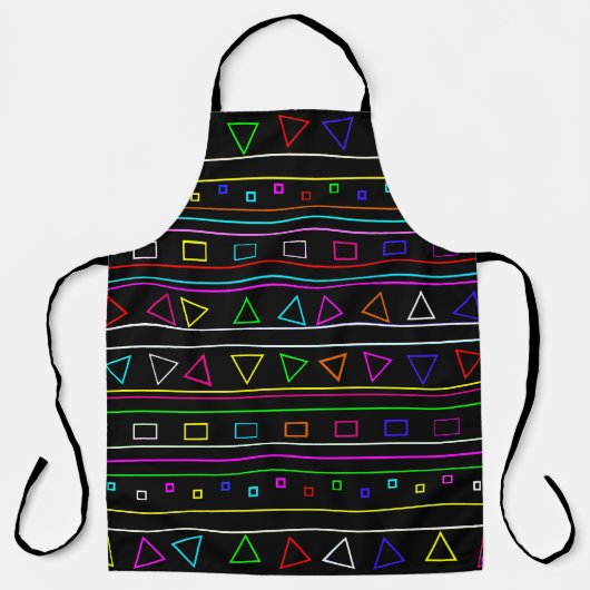 Neon Fiesta Allover Print Schort (Voorkant)