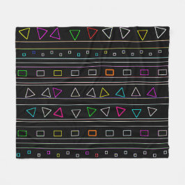 Neon Fiesta Fleece Blanket