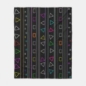 Neon Fiesta Fleece Blanket Deken (Voorkant)