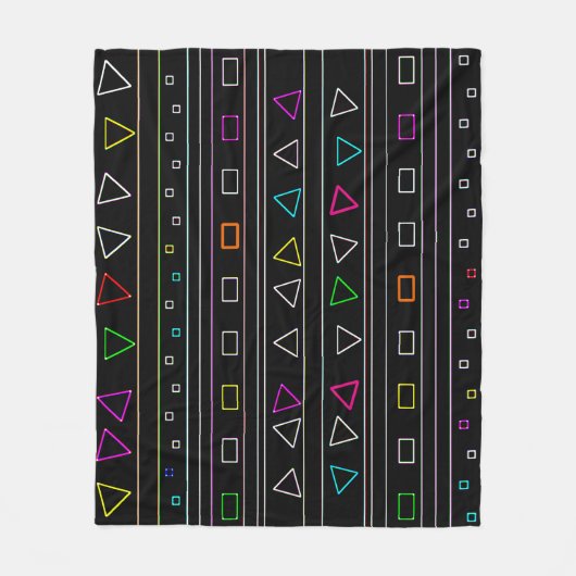 Neon Fiesta Fleece Blanket Deken (Voorkant)