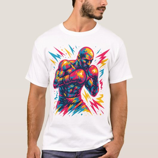 Neon Fighter T-shirt (Voorkant)
