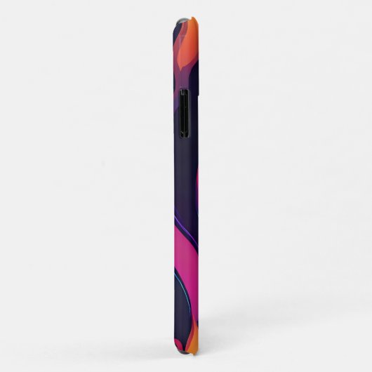 Neon Fire Flame Case-Mate iPhone Case (Achterkant/rechts)
