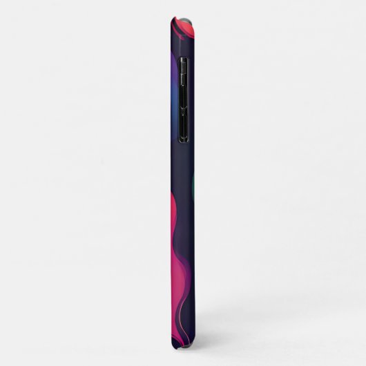 Neon Fire Flame Case-Mate iPhone Case (Achterkant/links)