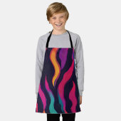 Neon Fire Flame Schort (Gedragen)