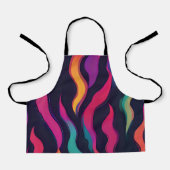 Neon Fire Flame Schort (Voorkant)