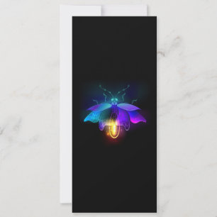 Neon Firefly op zwart