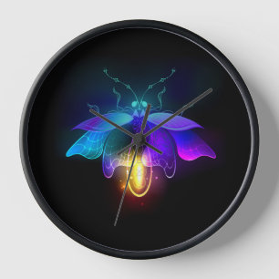 Neon Firefly op zwart