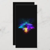 Neon Firefly op zwart Aankondiging (Voorkant / Achterkant)