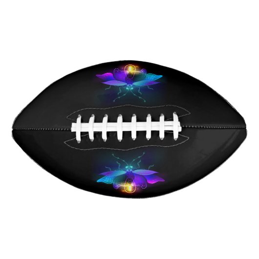 Neon Firefly op zwart American Football (Voorkant)