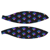Neon Firefly op zwart Basketbal (Panelen)