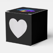 Neon Firefly op zwart Bedankdoosjes (Voorkant Zijde)