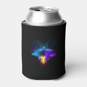 Neon Firefly op zwart Blikjeskoeler