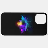 Neon Firefly op zwart Case-Mate iPhone Case (Achterkant (horizontaal))