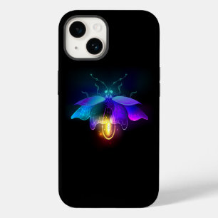 Neon Firefly op zwart Case-Mate iPhone 14 Hoesje