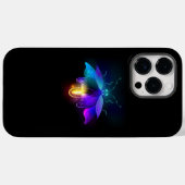 Neon Firefly op zwart Case-Mate iPhone Case (Achterkant (horizontaal))