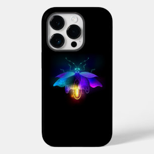 Neon Firefly op zwart Case-Mate iPhone 14 Pro Hoesje