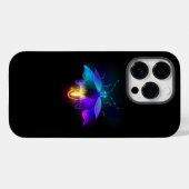 Neon Firefly op zwart Case-Mate iPhone Case (Achterkant (horizontaal))