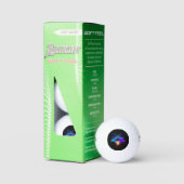 Neon Firefly op zwart Golfballen (Verpakking)
