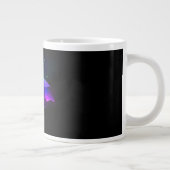 Neon Firefly op zwart Grote Koffiekop (Rechts)