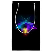 Neon Firefly op zwart Klein Cadeauzakje (Voorkant)