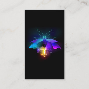 Neon Firefly op zwart Kortingskaartje