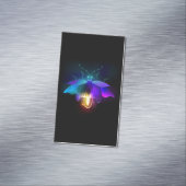 Neon Firefly op zwart Magnetisch Visitekaartje (Voorbeeld)