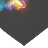 Neon Firefly op zwart Medium Tafelloper (Hoek)