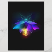 Neon Firefly op zwart Menu (Voorkant)