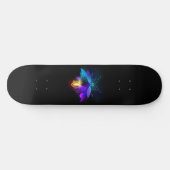 Neon Firefly op zwart Persoonlijk Skateboard (Horizontaal)