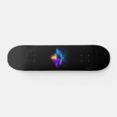 Neon Firefly op zwart Persoonlijk Skateboard (Horizontaal)